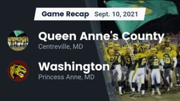 Recap: Queen Anne's County  vs. Washington  2021