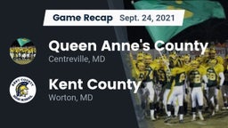 Recap: Queen Anne's County  vs. Kent County  2021