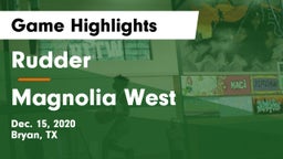 Rudder  vs Magnolia West  Game Highlights - Dec. 15, 2020