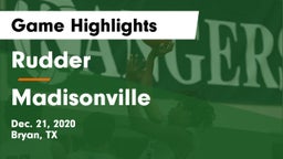 Rudder  vs Madisonville  Game Highlights - Dec. 21, 2020