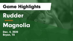 Rudder  vs Magnolia  Game Highlights - Dec. 4, 2020