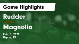 Rudder  vs Magnolia  Game Highlights - Feb. 1, 2022