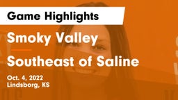 Smoky Valley  vs Southeast of Saline  Game Highlights - Oct. 4, 2022