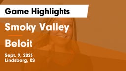 Smoky Valley  vs Beloit  Game Highlights - Sept. 9, 2023