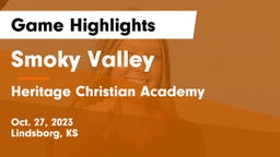 Smoky Valley  vs Heritage Christian Academy Game Highlights - Oct. 27, 2023