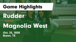 Rudder  vs Magnolia West  Game Highlights - Oct. 23, 2020