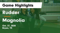 Rudder  vs Magnolia  Game Highlights - Oct. 27, 2020