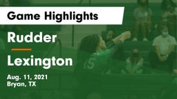 Rudder  vs Lexington  Game Highlights - Aug. 11, 2021