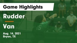 Rudder  vs Van  Game Highlights - Aug. 14, 2021