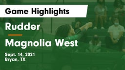 Rudder  vs Magnolia West  Game Highlights - Sept. 14, 2021