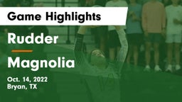 Rudder  vs Magnolia  Game Highlights - Oct. 14, 2022