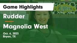 Rudder  vs Magnolia West  Game Highlights - Oct. 6, 2023