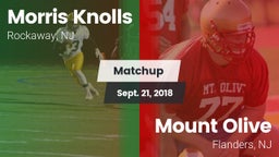 Matchup: Morris Knolls High vs. Mount Olive  2018
