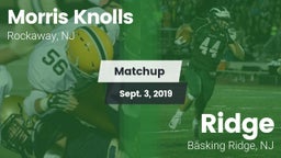 Matchup: Morris Knolls High vs. Ridge  2019