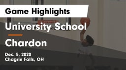 University School vs Chardon  Game Highlights - Dec. 5, 2020