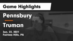 Pennsbury  vs Truman  Game Highlights - Jan. 22, 2021