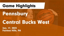 Pennsbury  vs Central Bucks West  Game Highlights - Jan. 17, 2023