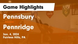Pennsbury  vs Pennridge  Game Highlights - Jan. 4, 2024