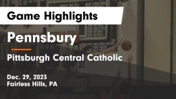 Pennsbury  vs Pittsburgh Central Catholic Game Highlights - Dec. 29, 2023