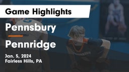 Pennsbury  vs Pennridge  Game Highlights - Jan. 5, 2024