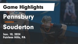 Pennsbury  vs Souderton  Game Highlights - Jan. 10, 2024