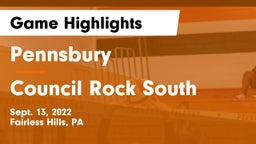 Pennsbury  vs Council Rock South  Game Highlights - Sept. 13, 2022