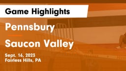 Pennsbury  vs Saucon Valley  Game Highlights - Sept. 16, 2023