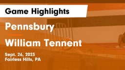 Pennsbury  vs William Tennent  Game Highlights - Sept. 26, 2023