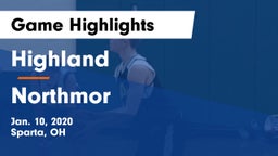 Highland  vs Northmor  Game Highlights - Jan. 10, 2020