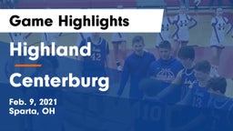 Highland  vs Centerburg Game Highlights - Feb. 9, 2021