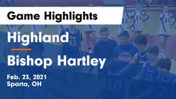 Highland  vs Bishop Hartley  Game Highlights - Feb. 23, 2021
