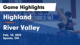 Highland  vs River Valley  Game Highlights - Feb. 10, 2023