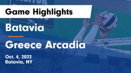 Batavia vs Greece Arcadia  Game Highlights - Oct. 4, 2022