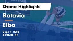 Batavia vs Elba  Game Highlights - Sept. 5, 2023