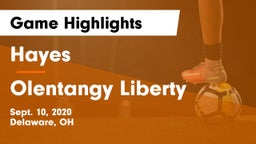 Hayes  vs Olentangy Liberty  Game Highlights - Sept. 10, 2020