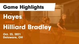 Hayes  vs Hilliard Bradley  Game Highlights - Oct. 23, 2021