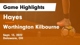 Hayes  vs Worthington Kilbourne  Game Highlights - Sept. 13, 2022