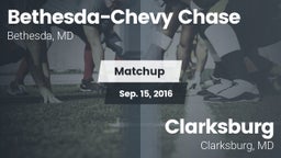 Matchup: Bethesda-Chevy vs. Clarksburg  2016