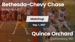 Matchup: Bethesda-Chevy vs. Quince Orchard  2017