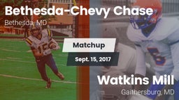 Matchup: Bethesda-Chevy vs. Watkins Mill  2017