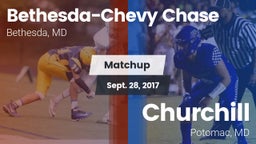 Matchup: Bethesda-Chevy vs. Churchill  2017
