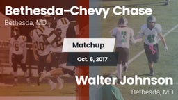 Matchup: Bethesda-Chevy vs. Walter Johnson  2017