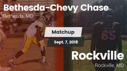 Matchup: Bethesda-Chevy vs. Rockville  2018