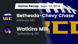 Recap: Bethesda-Chevy Chase  vs. Watkins Mill  2018