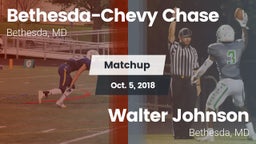 Matchup: Bethesda-Chevy vs. Walter Johnson  2018