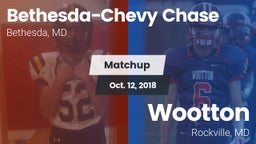 Matchup: Bethesda-Chevy vs. Wootton  2018