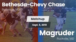 Matchup: Bethesda-Chevy vs. Magruder  2019