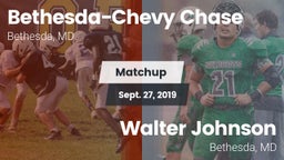 Matchup: Bethesda-Chevy vs. Walter Johnson  2019
