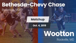 Matchup: Bethesda-Chevy vs. Wootton  2019