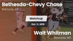 Matchup: Bethesda-Chevy vs. Walt Whitman  2019